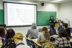 Photo of students listening to a lecture