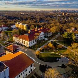 Aerial view of College Hall